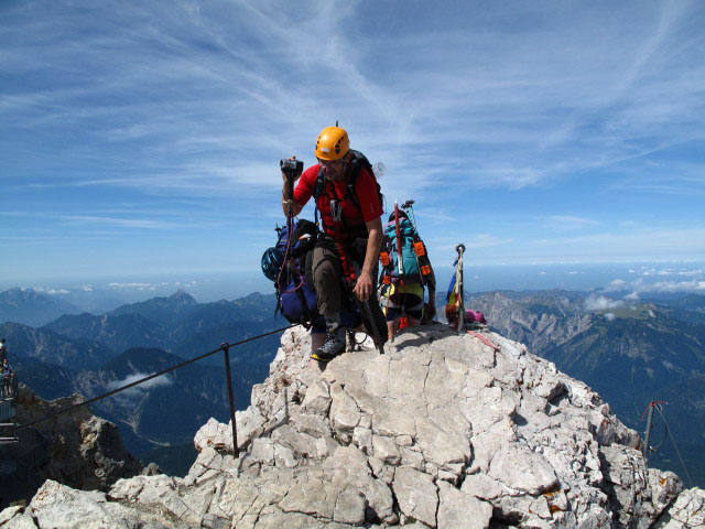 Axel auf der Zugspitze, 2.961 m