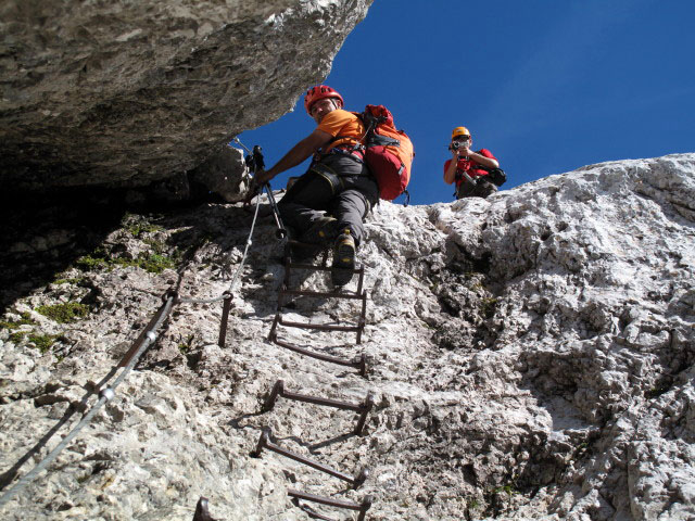 Stopselzieher-Klettersteig: Erhard und Axel