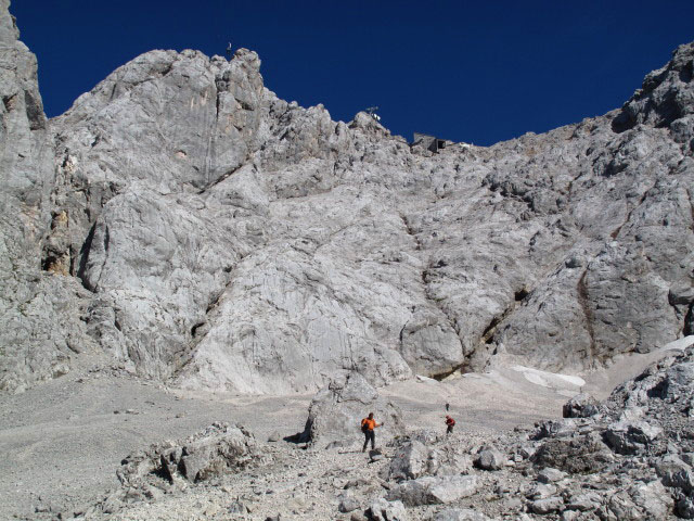 Erhard und Axel zwischen Stopselzieher-Klettersteig und Wiener Neust&auml;dter H&uuml;tte