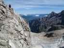 Höllental-Klettersteig: Axel nach dem Einstieg