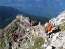 Axel, Andreas und Erhard auf Weg 801 zwischen Wiener Neustädter Hütte und Weg 821