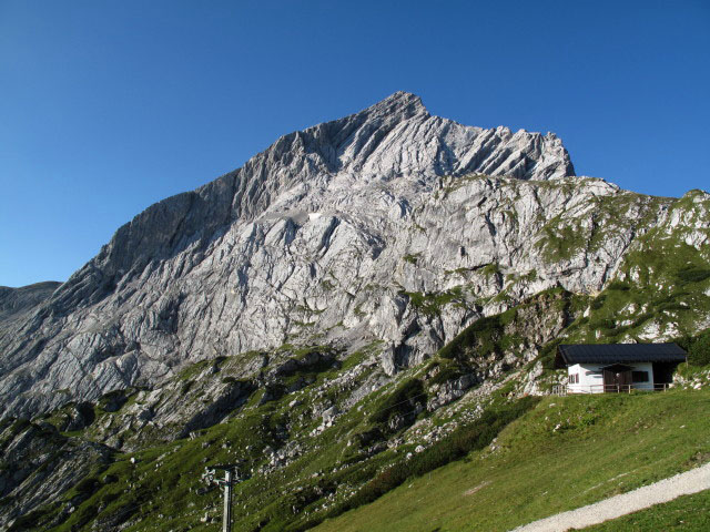 Alpspitze von der Bergstation der Alpspitzbahn aus