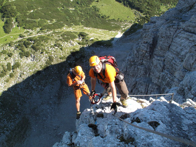 Mauerl&auml;ufer-Klettersteig: Andreas und Axel