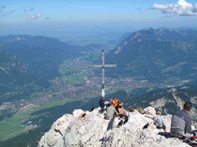 Vorgipfel der Alpspitze von der Alpspitze aus