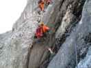 Mauerläufer-Klettersteig: Axel, Andreas und Erhard