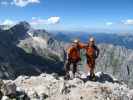 Axel und Andreas auf der Alpspitze, 2.620 m