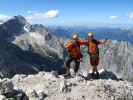 Axel und Andreas auf der Alpspitze, 2.620 m