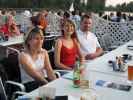 Sabine, Anja und Alexander im Strandcafe