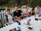 Elena, Markus, Robert, Monika, Andreas und Manfred im Strandcafe