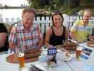 Robert, Monika und Andreas im Strandcafe