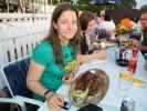 Daniela, Yasmin und Erich im Strandcafe