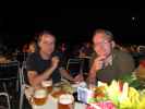 Andreas und Erich im Strandcafe