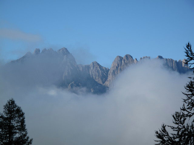 Lienzer Dolomiten vom G&ouml;rtschacher Berg aus (30. Aug.)