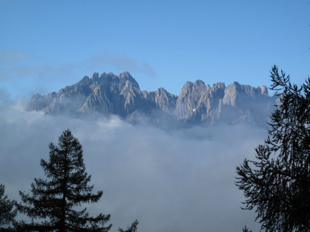 Lienzer Dolomiten vom G&ouml;rtschacher Berg aus (30. Aug.)