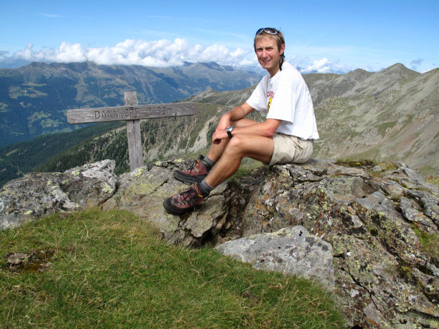 Ich am Damerkopf, 2.441 m (30. Aug.)