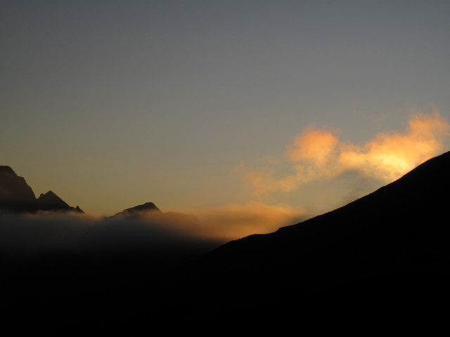 von der Hugo-Gerbers-H&uuml;tte Richtung Westen (30. Aug.)