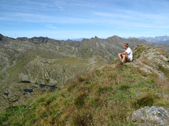 Ich am Kleinen Hochkreuz, 2.565 m (31. Aug.)