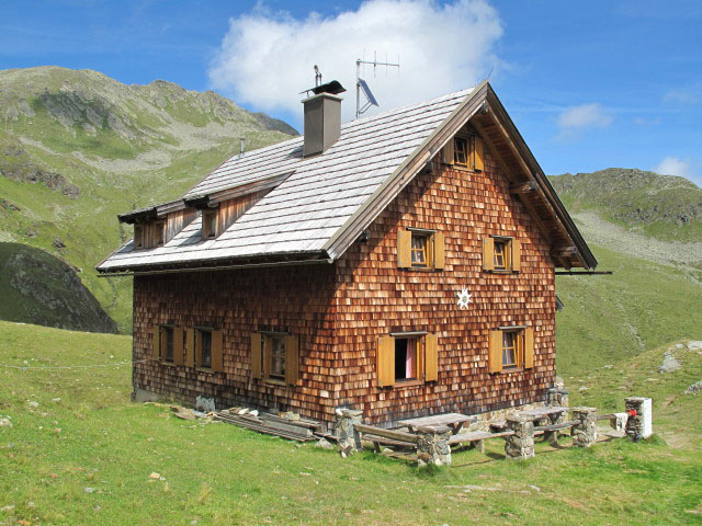Feldnerh&uuml;tte, 2.186 m (31. Aug.)