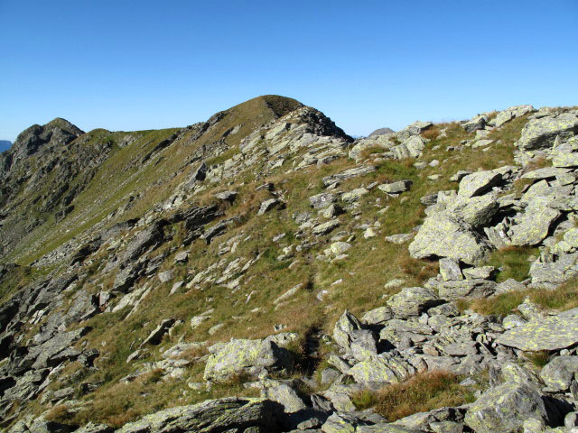 Heinrich-Hecht-Weg zwischen Annaruhe und Goldgrubenscharte (1. Sept.)