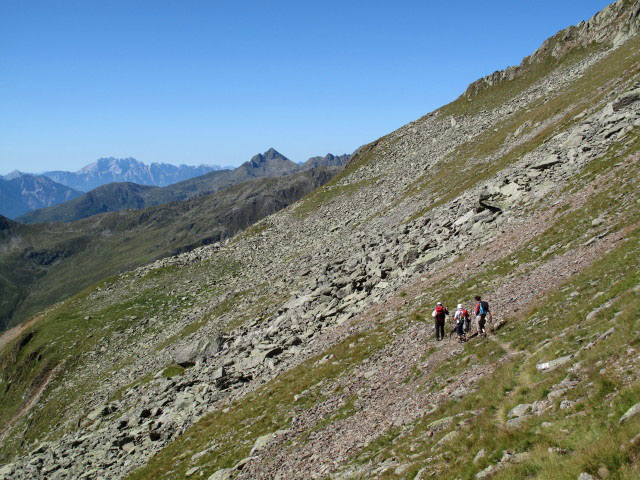 Heinrich-Hecht-Weg zwischen Annaruhe und Goldgrubenscharte (1. Sept.)