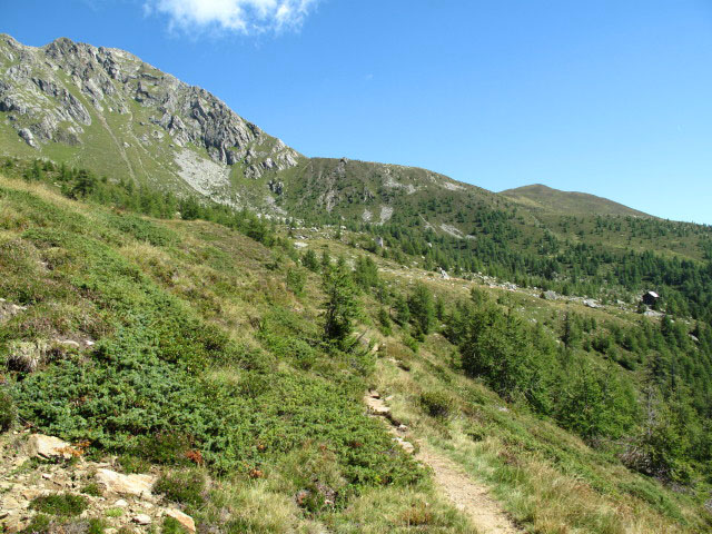 Heinrich-Hecht-Weg zwischen M&auml;uerle und Salzkofelh&uuml;tte (1. Sept.)