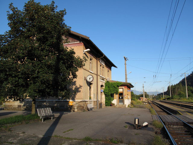 Bahnhof M&ouml;llbr&uuml;cke-Sachsenburg, 558 m (1. Sept.)