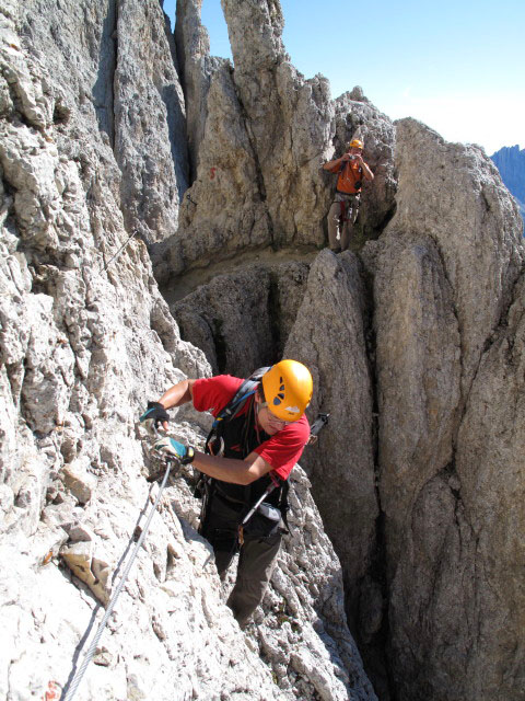 Santnersteig: Axel und Andreas