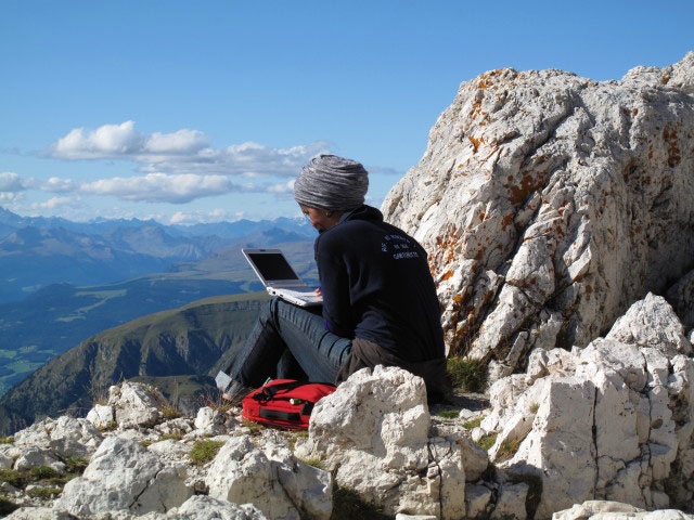 bei der Santnerpass-H&uuml;tte