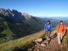 Axel und Andreas auf Weg 539 zwischen Rifugio Paolina und Monomento a Christomanos