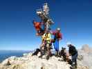 Andreas, ich und Axel auf der Rotwand, 2.806 m