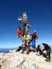 Andreas, ich und Axel auf der Rotwand, 2.806 m