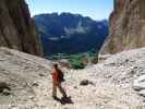 Andreas auf Weg 551 zwischen Vajolonpass und Weg 549