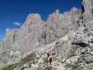 Axel zwischen Rosengartenhütte und Santnersteig