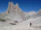 Andreas und Axel auf Weg 542 zwischen Santnerpass-Hütte und Gartlhütte