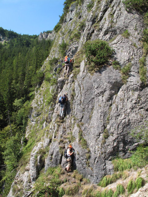 Gr&uuml;nstein-Klettersteig: Isidor-Variante