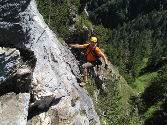 Gr&uuml;nstein-Klettersteig: Axel