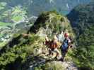 Grünstein-Klettersteig: Axel, Andreas und ?