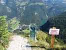 Grünstein-Klettersteig: Ausstieg