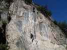 Grünstein-Klettersteig: schwierige Variante