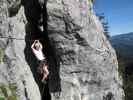 Mein-Land-Dein-Land-Klettersteig: Reinhard auf der Seilbrücke