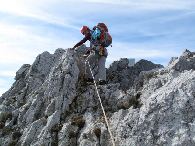 Daniela am Kopft&ouml;rlgrat (26. Sept.)