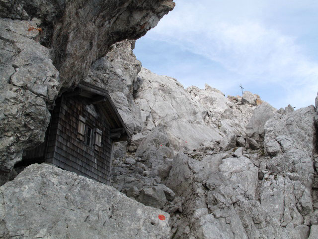 Gamsänger-Klettersteig: Babenstuber-Hütte, 2.300 m (26. Sept.)