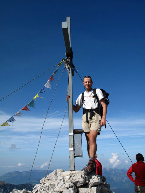 Ich auf der Hinteren Goinger Halt, 2.192 m (27. Sept.)