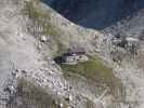 Fritz-Pflaum-Hütte von der Hinteren Goinger Halt aus (27. Sept.)