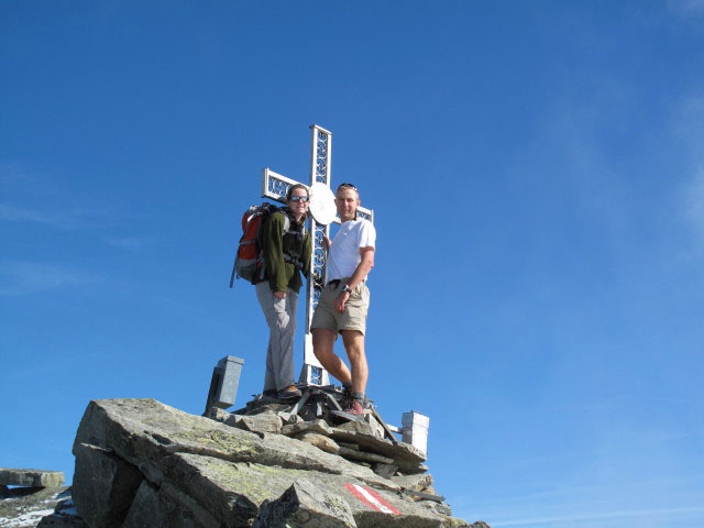 Daniela und ich am Reißeck, 2.965 m (3. Okt.)