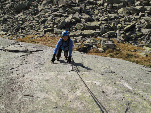 Übungsklettersteig Reißeckhütte: Irene (3. Okt.)