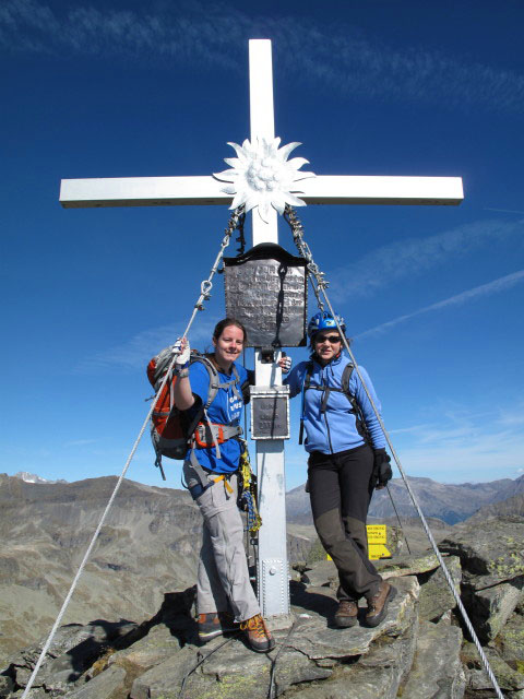 Daniela und Irene auf der Hohen Leier, 2.774 m (4. Okt.)