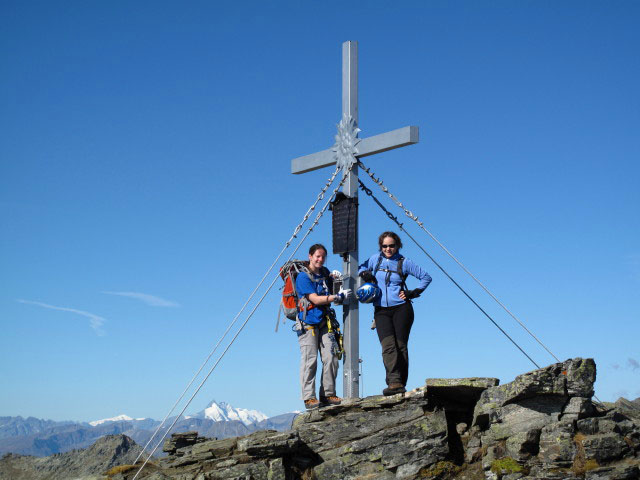 Daniela und Irene auf der Hohen Leier, 2.774 m (4. Okt.)
