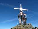 Daniela, ich und Irene auf der Hohen Leier, 2.774 m (4. Okt.)