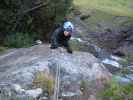 Fallbach-Klettersteig: Irene im 2. Teil